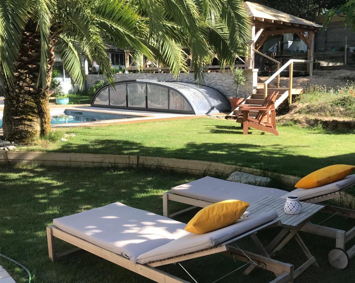 La Maison De La Dune - Chambres Climatisees - Jacuzzi 1Ere Seance Offerte - Piscine Chauffee Avec Abri Amovible - Plage Situee A 200M, Acces Direct Par Le Bois La Couarde-sur-Mer Exteriér fotografie
