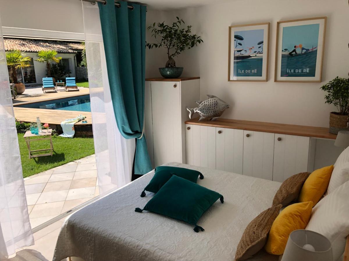La Maison De La Dune - Chambres Climatisees - Jacuzzi 1Ere Seance Offerte - Piscine Chauffee Avec Abri Amovible - Plage Situee A 200M, Acces Direct Par Le Bois La Couarde-sur-Mer Exteriér fotografie