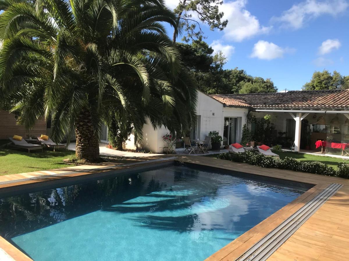 La Maison De La Dune - Chambres Climatisees - Jacuzzi 1Ere Seance Offerte - Piscine Chauffee Avec Abri Amovible - Plage Situee A 200M, Acces Direct Par Le Bois La Couarde-sur-Mer Exteriér fotografie