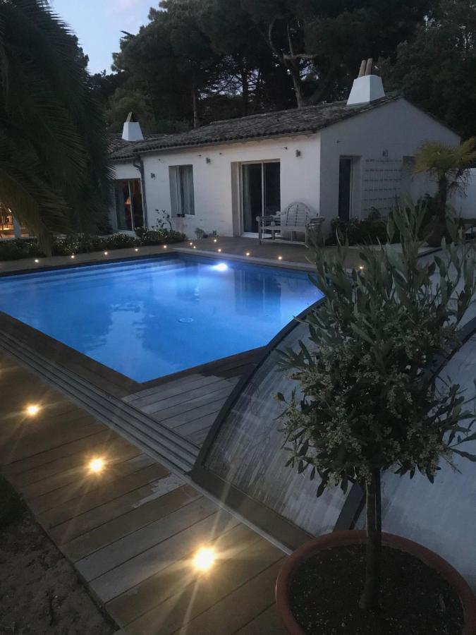 La Maison De La Dune - Chambres Climatisees - Jacuzzi 1Ere Seance Offerte - Piscine Chauffee Avec Abri Amovible - Plage Situee A 200M, Acces Direct Par Le Bois La Couarde-sur-Mer Exteriér fotografie