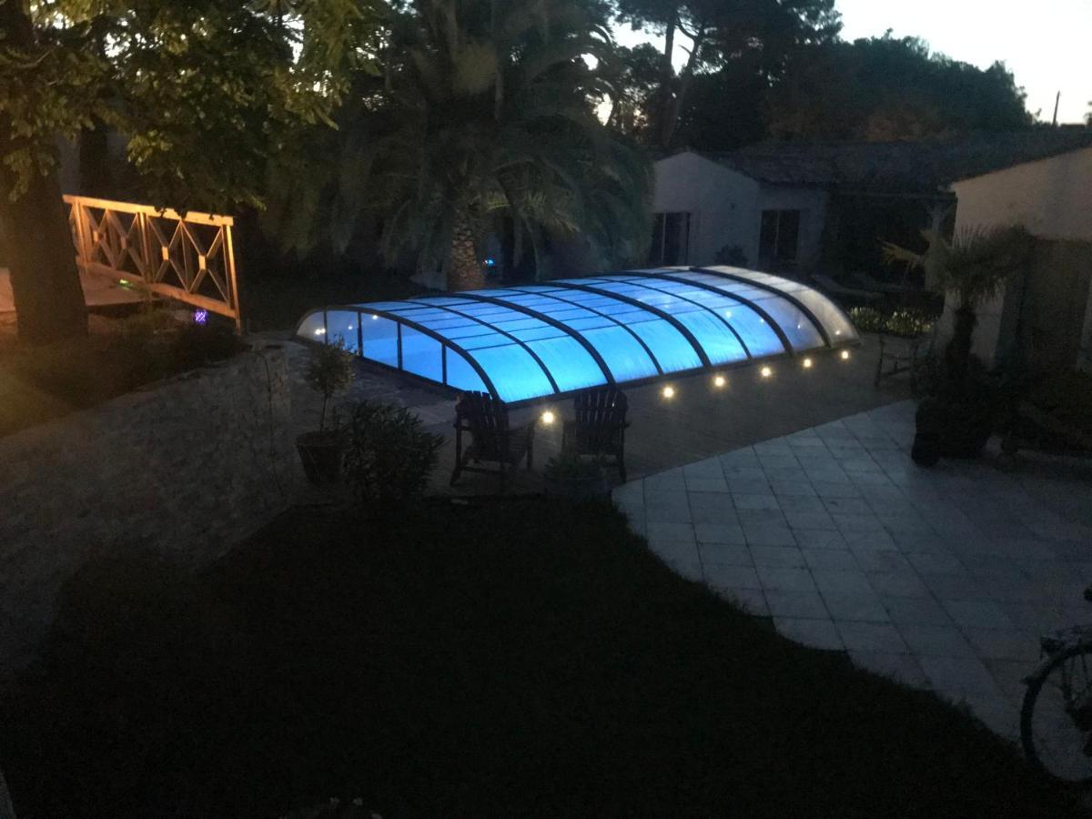La Maison De La Dune - Chambres Climatisees - Jacuzzi 1Ere Seance Offerte - Piscine Chauffee Avec Abri Amovible - Plage Situee A 200M, Acces Direct Par Le Bois La Couarde-sur-Mer Exteriér fotografie